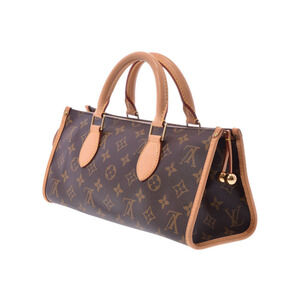 Louis Vuitton Handbag Brown Leather Monogram Popincourt